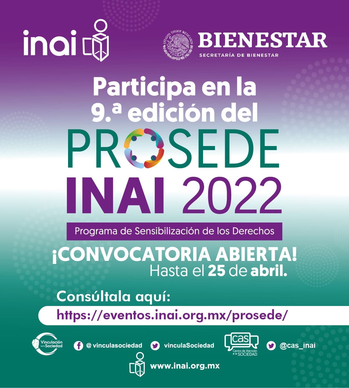 9ª edición PROSEDE INAI 2022