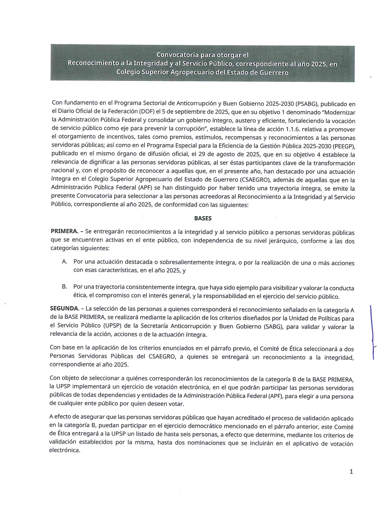 Convocatoria Reconocimiento Integridad 2025_CSAEGRO_page-0001.jpg