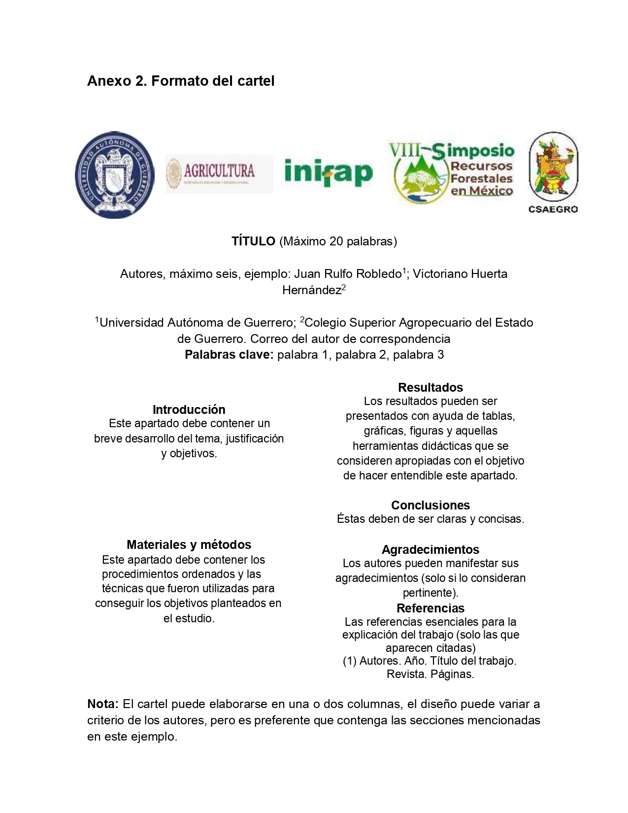Convocatoria actual Exposicion carteles VIII Simposio Forestal 2025_page-0008