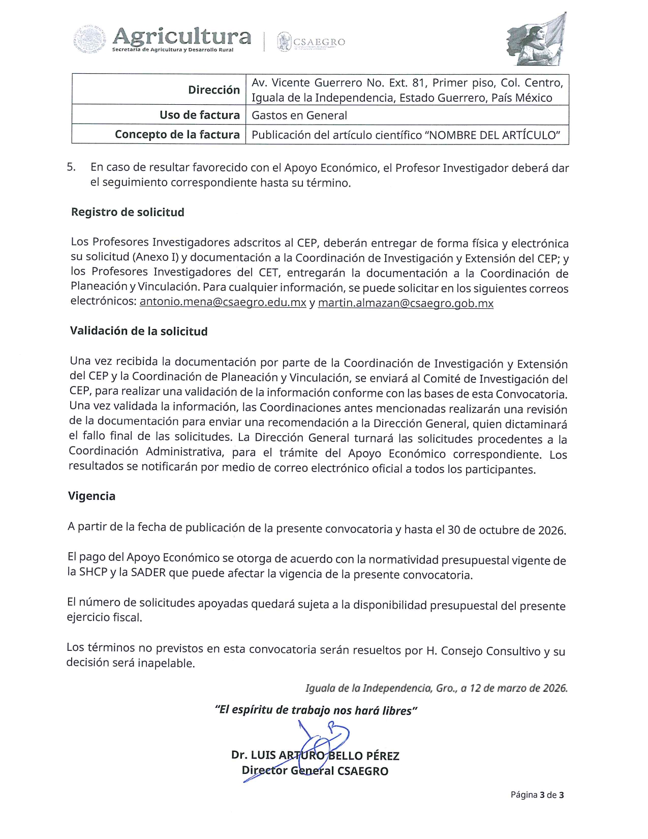 Convocatoria para el Apoyo Económico para la Traducción o Edición y Publicación de Artículos Científicos 2026-3
